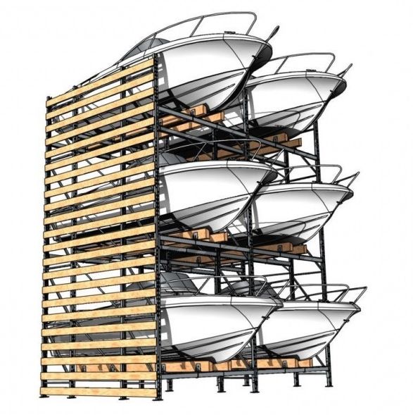 Racks de stockage pour bateaux